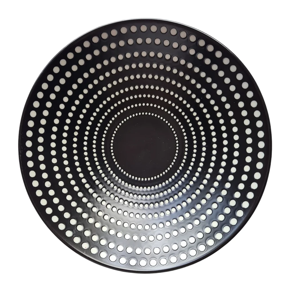 Table Passion Galaxy Grey Geometric Patterned Decorative Serving Bowl - Picture 3 of 6